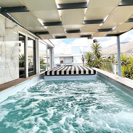 Citycenter Penthouse Mini Private Pool With Hydromassage And Great Town View Aten Exteriör bild